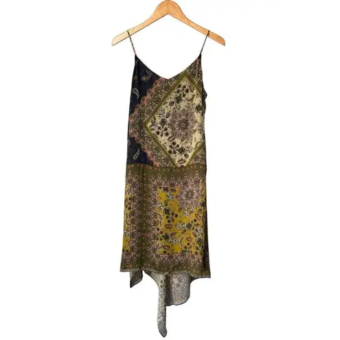 Bailey 44 Paisley Print Asymmetrical Eleanora Dress