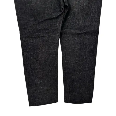 Sneak Peek Charcoal High Rise Slim Fit Jeans size 16 Ankle Length NWT Raw Hem Gray