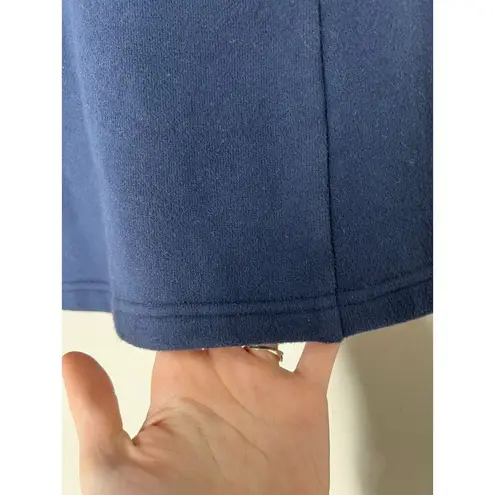 Derek Lam 10 Crosby Fleece Peplum Style Tank Top Womens Sz 0 Career Professional Blue