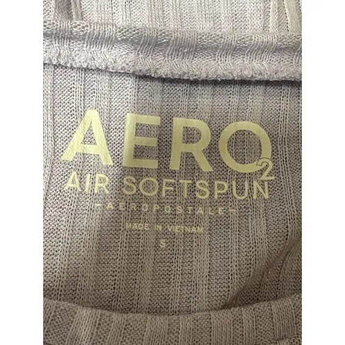 Aero 2 Air Softspun Aéropostale Small juniors Long Sleeve Shirt Purple Size undefined