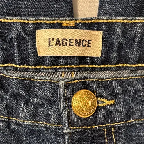 L'Agence Clayton Wide Leg Jeans Size 27 in Conway Wash EUC Non Stretch High Rise - Image 8