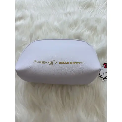 The Crème Shop x Hello Kitty Travel Makeup Pouch White w/ Red Bow