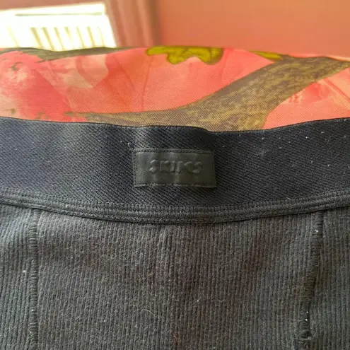 SKIMS cotton rib leggings in black high waisted