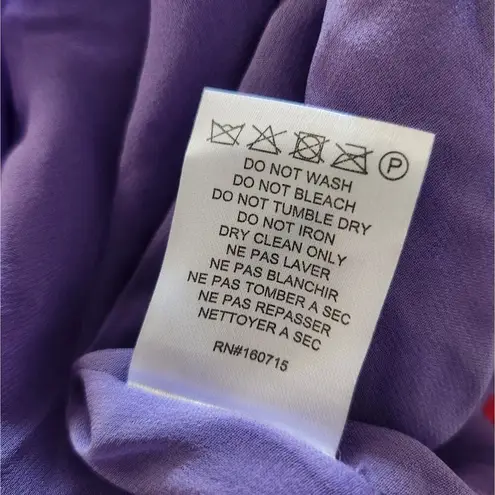 Retrofête Retrofete Larissa Dress in Dusty Lilac Purple Large Silk NWT Corset Semi Sheer