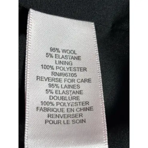 Rebecca Taylor  Gray Tweed Wool Jacket Peplum Fringe Mini Polka Dots Designer 4