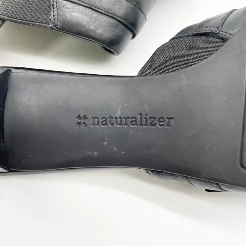 Naturalizer Womens Hydrant Mules 7.5 Buckle Pumps Leather Minimal Timeless Chic