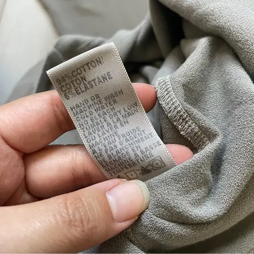 James Perse Dress cotton scoop knee length womens Gray large contemporary office