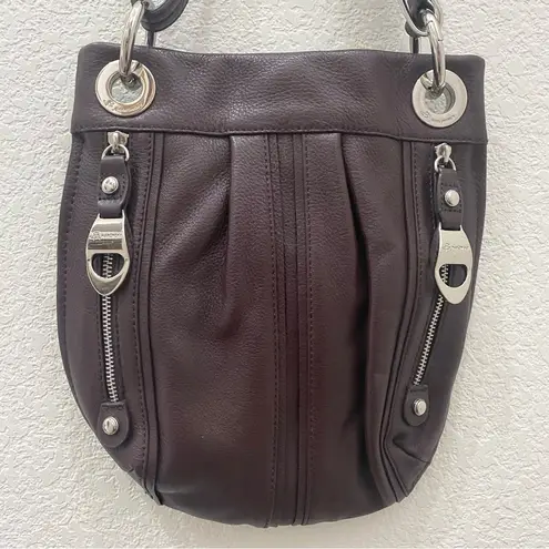 B Makowsky B. MAKOWSKY Brown 100% Genuine Leather Crossbody Shoulder Bag