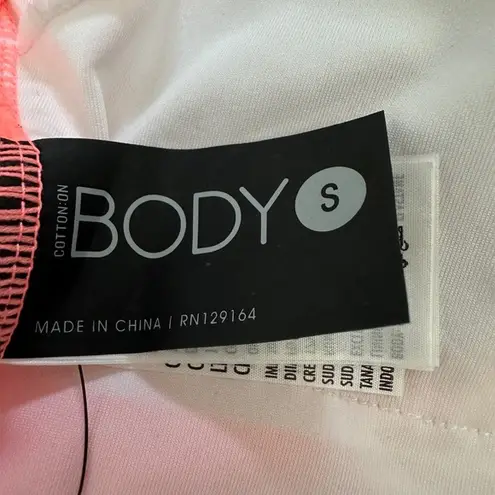 Cotton On  Body Deep V One Piece Swimsuit Neon‎ Dewberry Pink Size Small NWT - Image 4