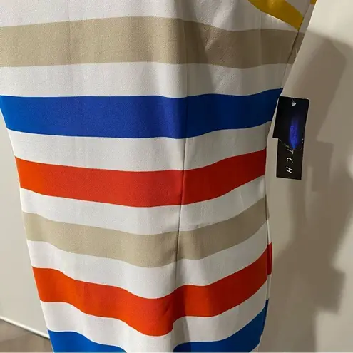 kim rogers Striped Sheath Dress Size 12