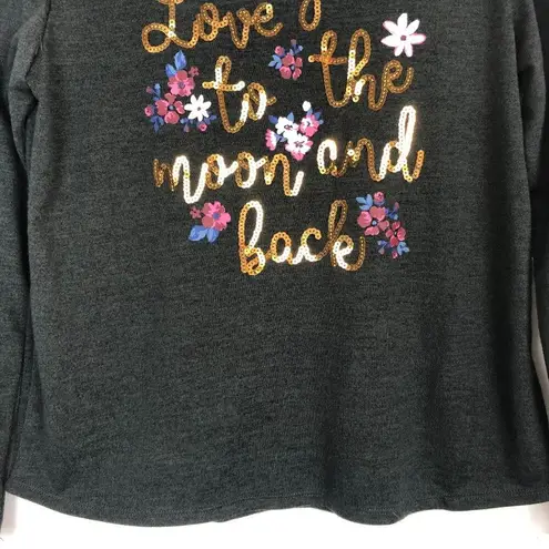 Route 66 Fairycore Romantic Chic Art Cosmic Prairie Sequin Womens Sweater Medium