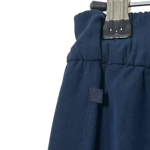 Lululemon Noir Crop Pants Women’s Size 4 Navy Wide Leg Relaxed Minimalist Blue