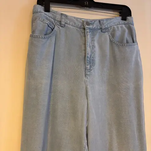 Jones Wear Womens Soft Straight Leg Denim Jeans Light Wash Blue Size 10