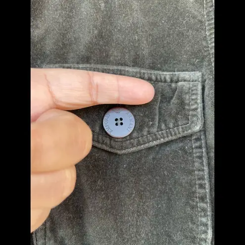 Emporio Armani green velvet military jacket Sz 42