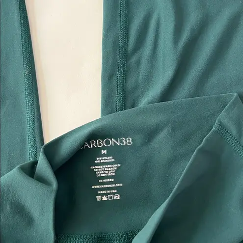 CARBON38 High Rise Leggings in Melt Ponderosa Pine Size M $108 Green Size M