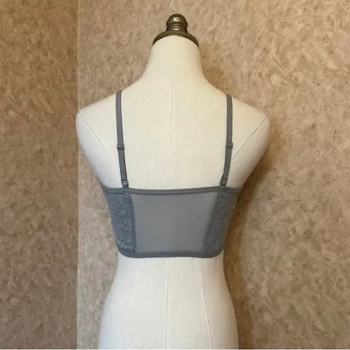 Colsie Corset Tank Top Size Medium Gray