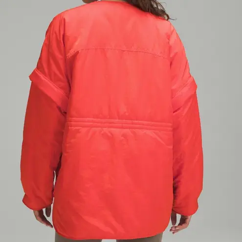 Lululemon  Insulated convertible jacket size L in solar orange