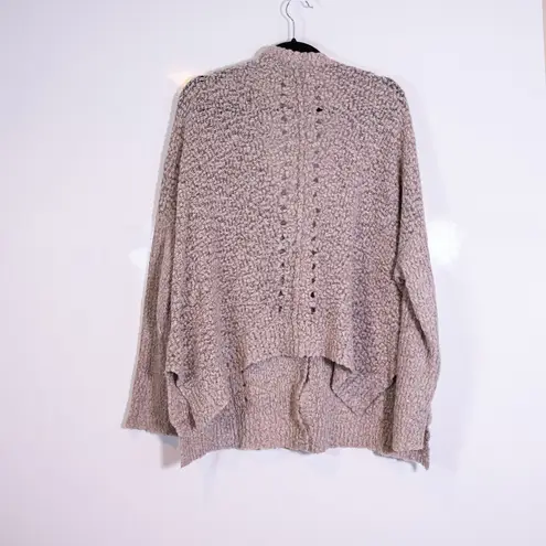 Free People Fall Friend Wool Blend Stretch Knit Button Front Cardigan Sweater M