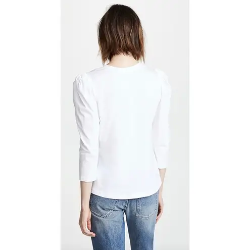 ALC Frank A.L.C. Karlie Puff-Sleeve Tee in White