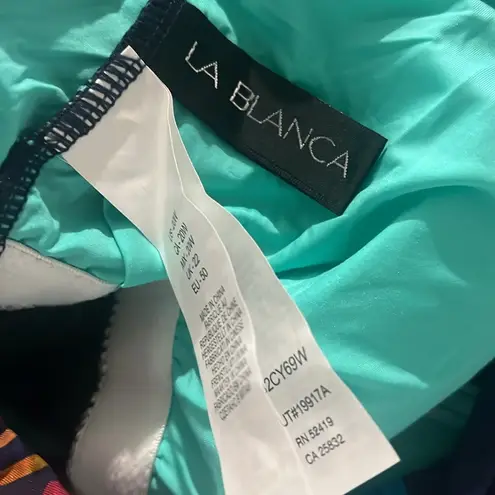 La Blanca By The Sea Lingerie Strap Underwire Swim Tankini Top, Size 20W NWT