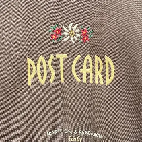 Authentic postcard fox fur jacket size 8 Black