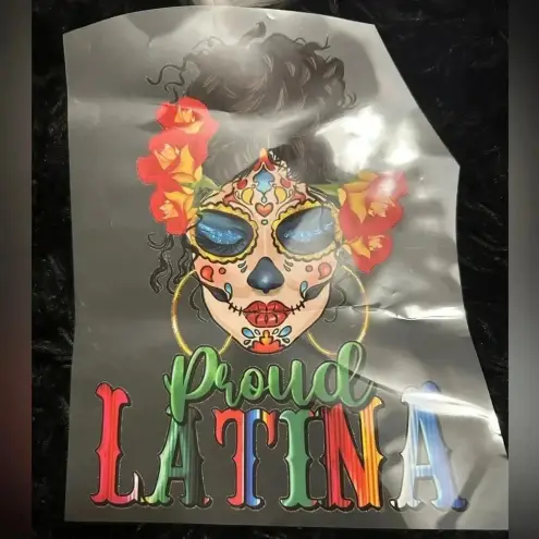 Handmade  Proud Latina women T-shirt‎