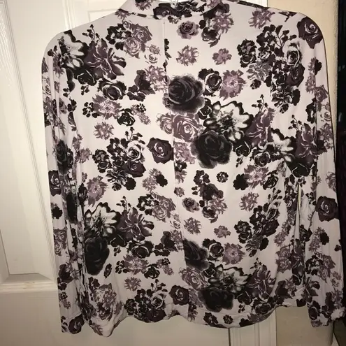 Nordstrom White floral print blazer size S