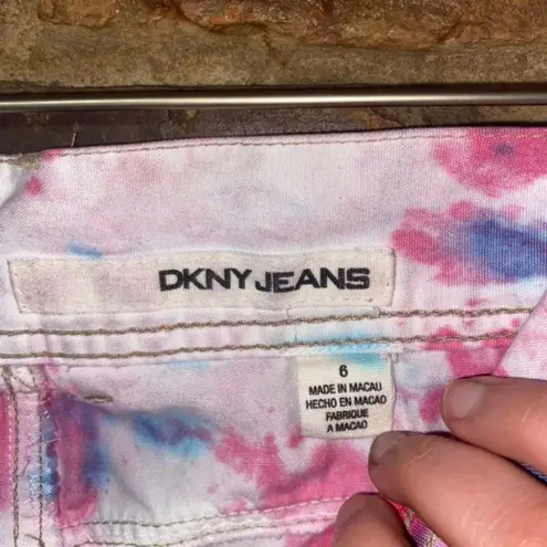 DKNY  Custom Tie Dye Convertible Pants Size 6