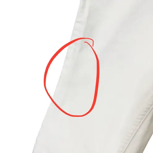 ANINE BING Frida Skinny Jeans Women’s 25 White Stretch Denim Button Fly