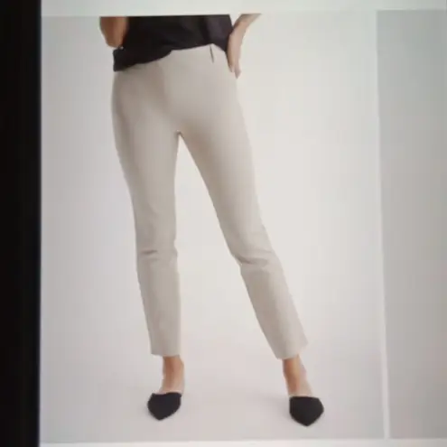 Quince Ultra Stretch Ponte Straight Leg Charcoal Color Office Business W Xl