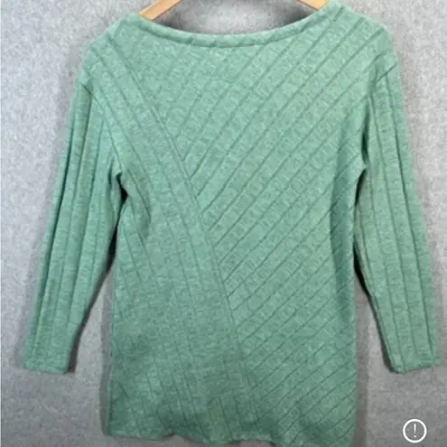 Maeve by Anthropologie Devine Sweater Tunic Mint Green Knit Soft Ribbed Medium