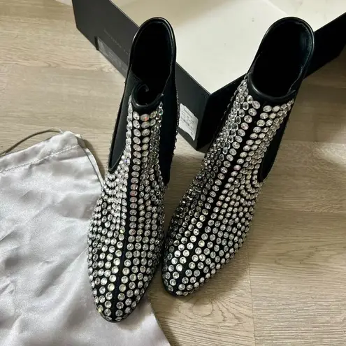 Giuseppe Zanotti NWT Brand new authentic Swarovski Crystal ankle boots Size 6