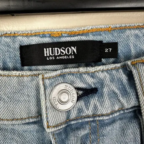 Hudson Jeans NEW Hudson Hana Denim Mini Biker Short in Devout Size 27