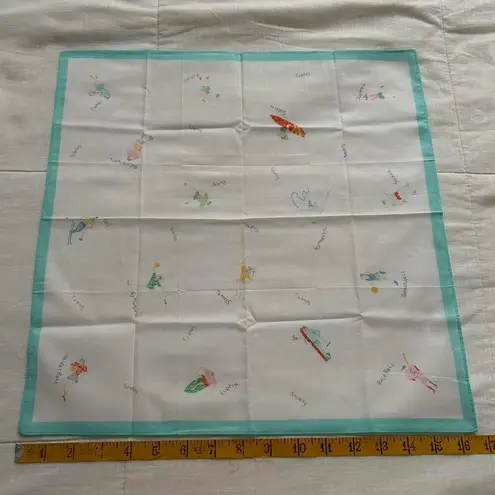 Cute doodle print bandana 0523 White