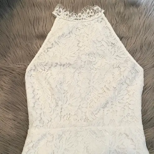 BB Dakota NWT  x Steve Madden | Cara High Neck White Lace Cocktail Dress