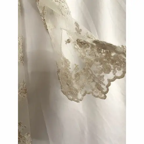 Vintage Cathedral Length Bridal Duster White Size undefined