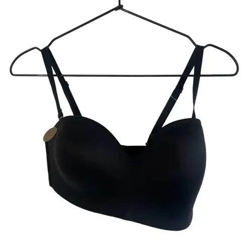 Wacoal Staying Power Wire Free Strapless Bra 34D Black