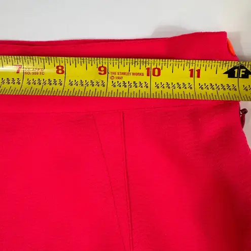 Vintage Thierry Mugler Hot Pink Pencil Skirt Womens 4 90s French Couture Wool