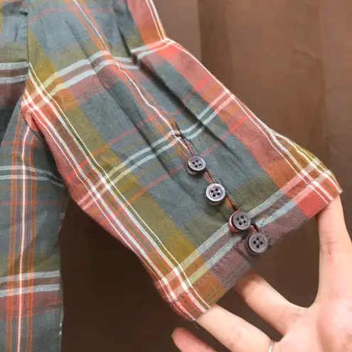 Nordstrom Frenchi Fall Plaid Shirt 