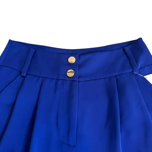 Ramy Brook Wide Leg Cargo Pants Cobalt Blue Size 0 Luxe Resortwear