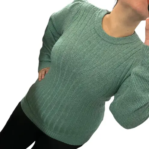 Marled Reunited Clothing SMALL Varied Textured Crew Neck Long Sleeve Sweater