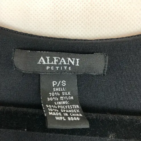 Alfani Womens To Small Silk Blend Career Office Professional Corpcore Workwear Black Size undefined
