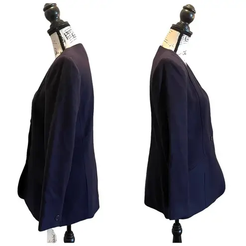 Oleg Cassini Wool Suit Blazer Jacket Purple Size 10 Vintage Rare Workwear NWT