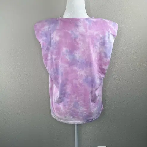 Generation Love  Lex Lilac Tie Dye Print Crewneck Muscle Tank Top Size Medium NWT