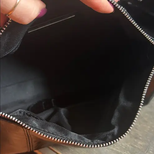 Antik Kraft Black Leather Shoulder Bag Adjustable Strap