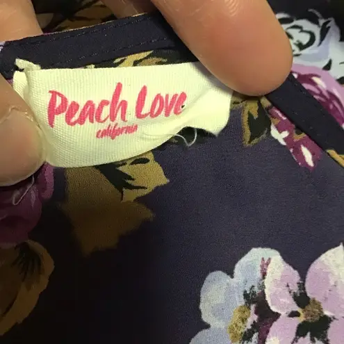 Peach Love California Peach love floral kimono