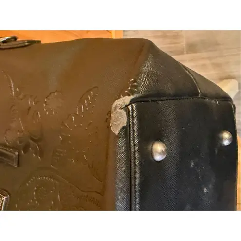 Lounge Fly Black On Black Sugar Skull Bag (6199) Read