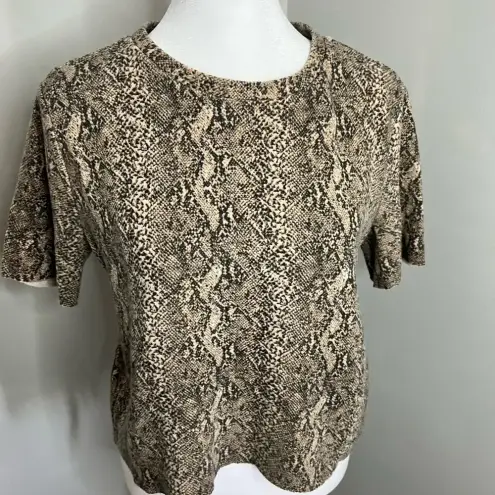 ZARA  copped short sleeved sweatshirt‎