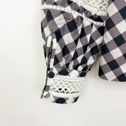 Marie Oliver Que Blouse Indigo Plaid