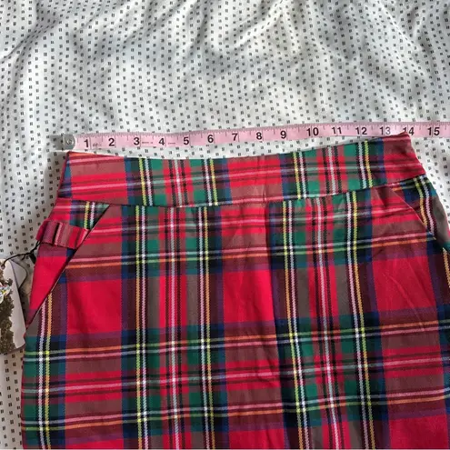 Royal & Awesome Royal Stewart Tartan Ladies Golf Skort 2 NEW Red Size XS